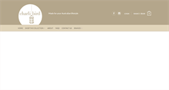 Desktop Screenshot of charlibird.com.au